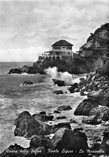 Cartolina Finale Ligure La Marinella 1958 (Savona)