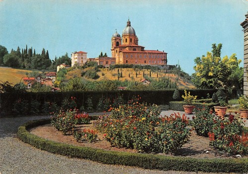 Cartolina Fiorano Modenese Santuario Maria Mediatrice di Grazie 1964