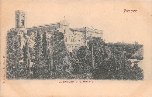 Cartolina Firenze Basilica S. Miniato