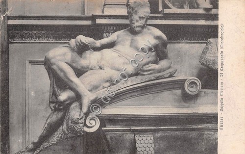 Cartolina Firenze Cappelle Medicee Il Crepuscolo Michelangelo