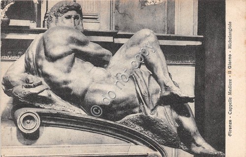 Cartolina Firenze Cappelle Medicee Il Giorno Michelangelo