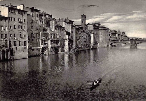 Cartolina Firenze Case di San Jacopo 1957