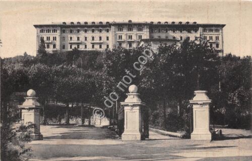 Cartolina Fiuggi Fonte Ingresso al palazzo della Fonte