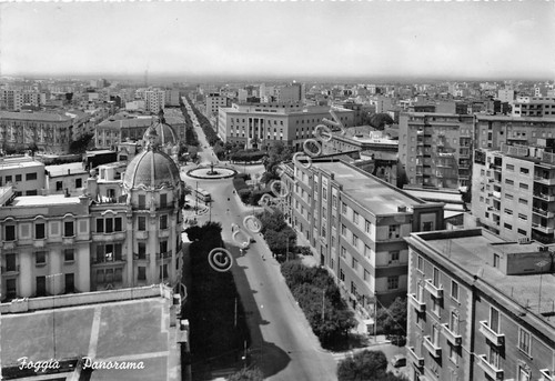 Cartolina Foggia Panorama anni '60