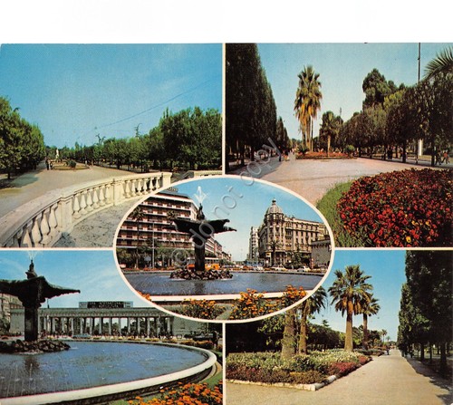Cartolina Foggia vedute varie della città anni '70
