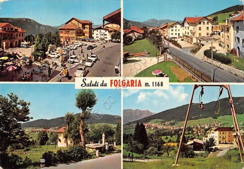 Cartolina Folgaria Vedute (Trento)