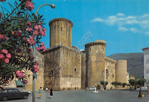 Cartolina Fondi Castello Baronale animata anni '80