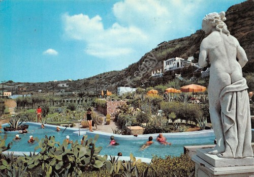 Cartolina Forio d'Ischia Giardini Terme Poseidon 1971 (Napoli)