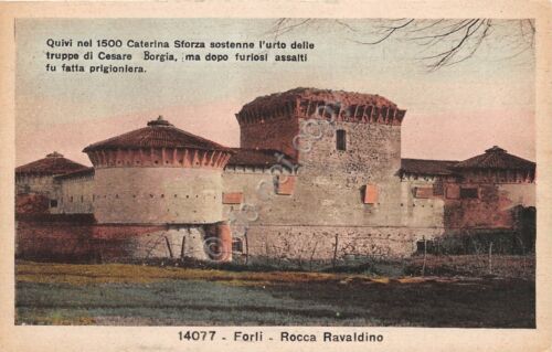 Cartolina Forlì Rocca Ravaldino 1932 (Forl)