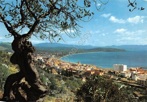Cartolina Formia panorama di Levante 1966 (Latina)