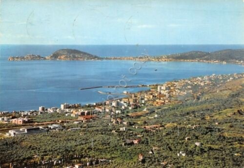 Cartolina Formia panorama Golfo di Gaeta 1966 (Latina)