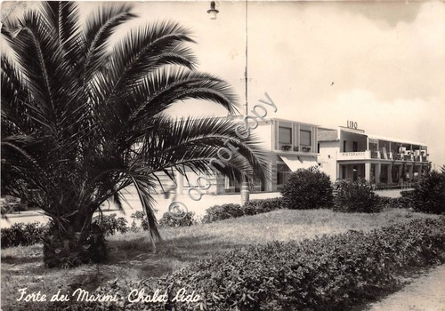 Cartolina Forte dei Marmi Chalet Lido 1950 (Lucca)