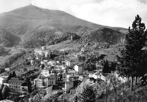 Cartolina Frabosa Soprana panorama paese con Monte Moro timbro PT …