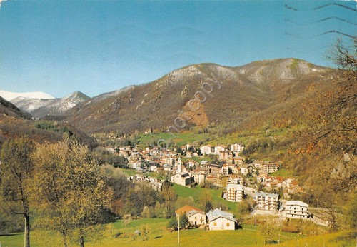 Cartolina Frabosa Sottana Panorama Alpi Marittime (Cuneo)