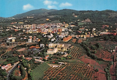 Cartolina Frascati panorama aereo anni '70