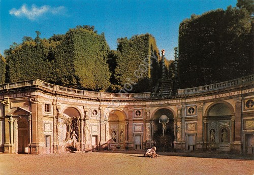 Cartolina Frascati Villa Aldobrandini Cascata anni '70