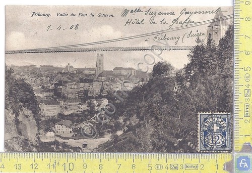 Cartolina Fribourg - Vallee du Pont du Gotteron - Vg …