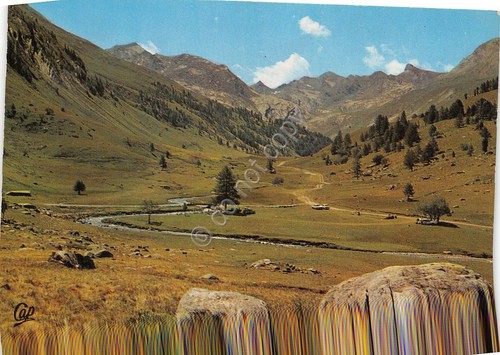 Cartolina Frontiera Franco Italiana Valle di Lauzanier 1969