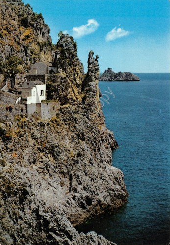 Cartolina Furore Costiera Amalfitana Roccia Madonna con Bambino (Napoli)