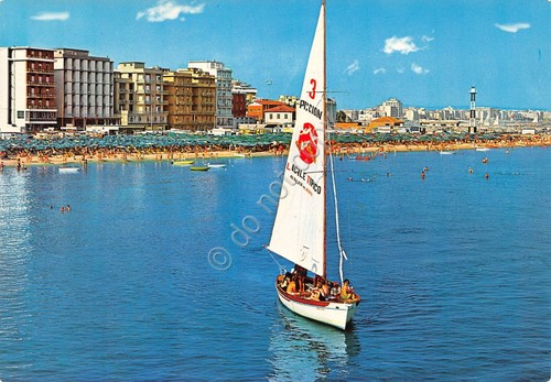 Cartolina Gabicce Mare Alberghi sul mare barca a vela n. …