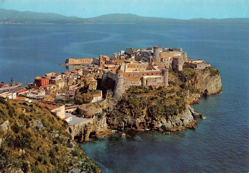 Cartolina Gaeta Castello Angioino e Aragonese (Latina)