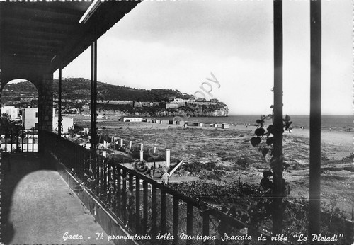 Cartolina Gaeta promontorio Montagna Spaccata da Villa Le Pleiadi anni …
