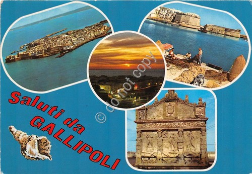 Cartolina Gallipoli Vedutine 1987