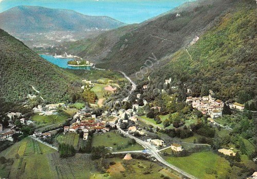 Cartolina Ganna e Valganna panorama 1975