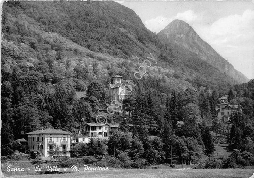 Cartolina Ganna Ville Monte Poncione anni '50