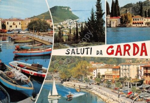 Cartolina Garda vedute varie 1977 (Verona)