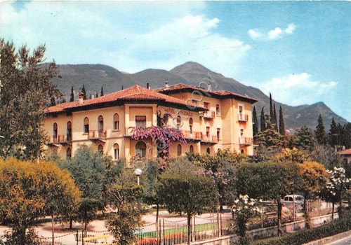 Cartolina Gardone Riviera Hotel Barbarano NVG (Brescia)