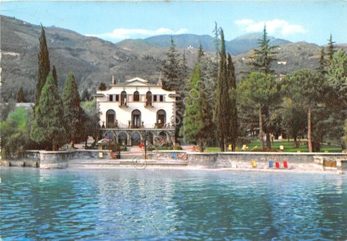 Cartolina Gardone Riviera Ristorante Barbarano NVG (Brescia)