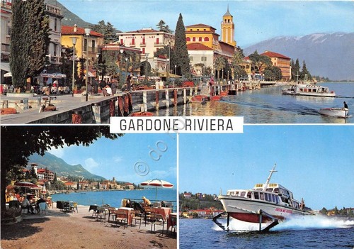 Cartolina Gardone Riviera Vedutine 1965 (Brescia)