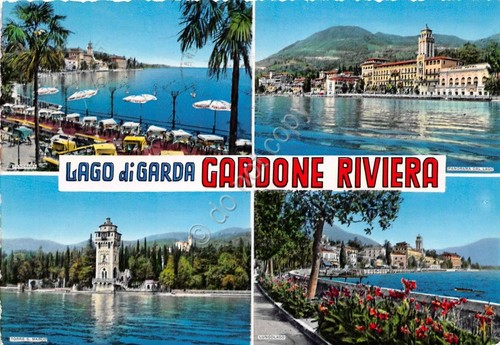 Cartolina Gardone Riviera Vedutine 1972 (Brescia)