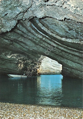 Cartolina Gargano Litorale Vieste Mattinata Grotta Campana 1982 (Lecce)