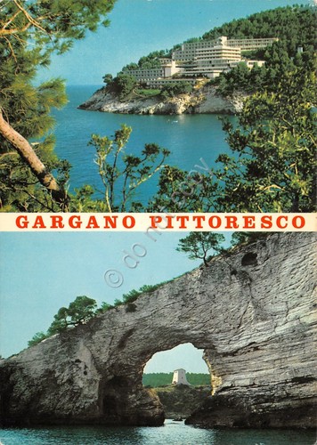 Cartolina Gargano vedute varie (Foggia)