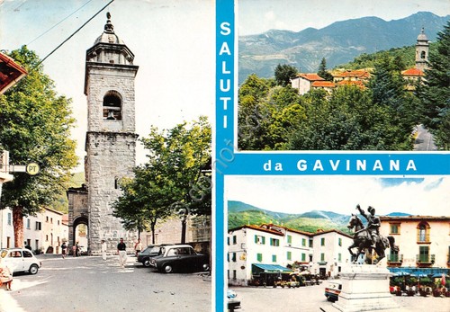 Cartolina Gavinara vedute varie 1971