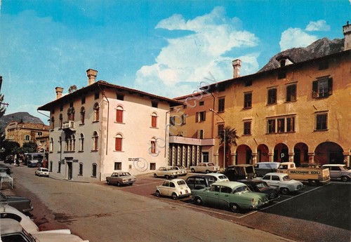 Cartolina Gemona del Friuli Piazza Garibaldi prima del terremoto