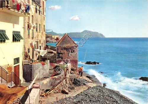 Cartolina Genova Bagnara scorcio panoramico