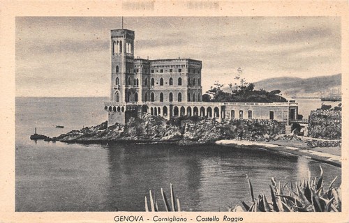 Cartolina Genova Cornigliano Castello Raggio