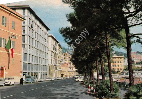 Cartolina Genova Corso Podestà