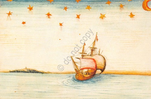 Cartolina Genova Illustrata Esposizione Colombo '92 Padiglione Italia