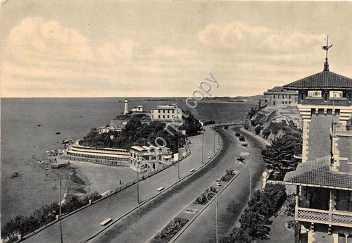 Cartolina Genova Lungomare Corso Italia 1959