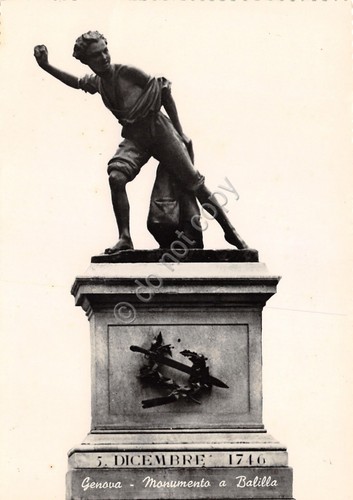 Cartolina Genova Monumento a Balilla