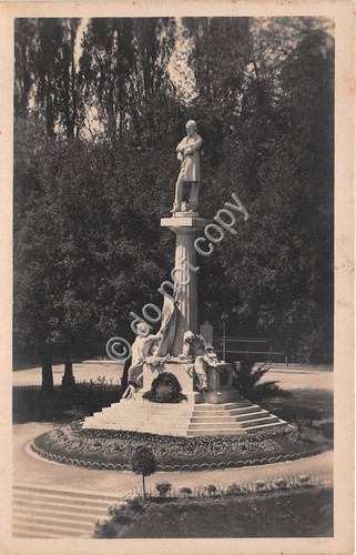 Cartolina Genova Monumento a Mazzini 1938