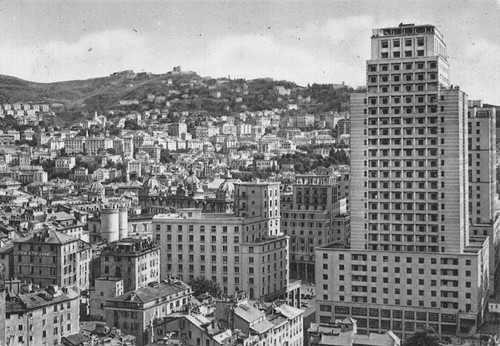 Cartolina Genova Panorama