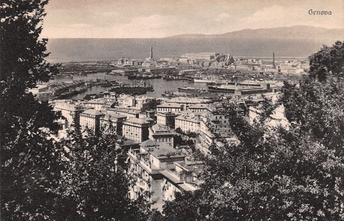 Cartolina Genova Panorama