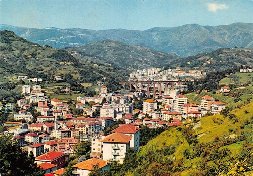 Cartolina Genova Pontedecimo Panorama