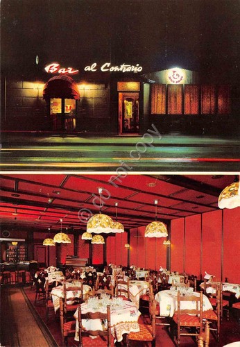Cartolina Genova Ristorante Cabaret Al Contrario