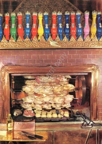 Cartolina Genova Ristorante Pichin spiedo